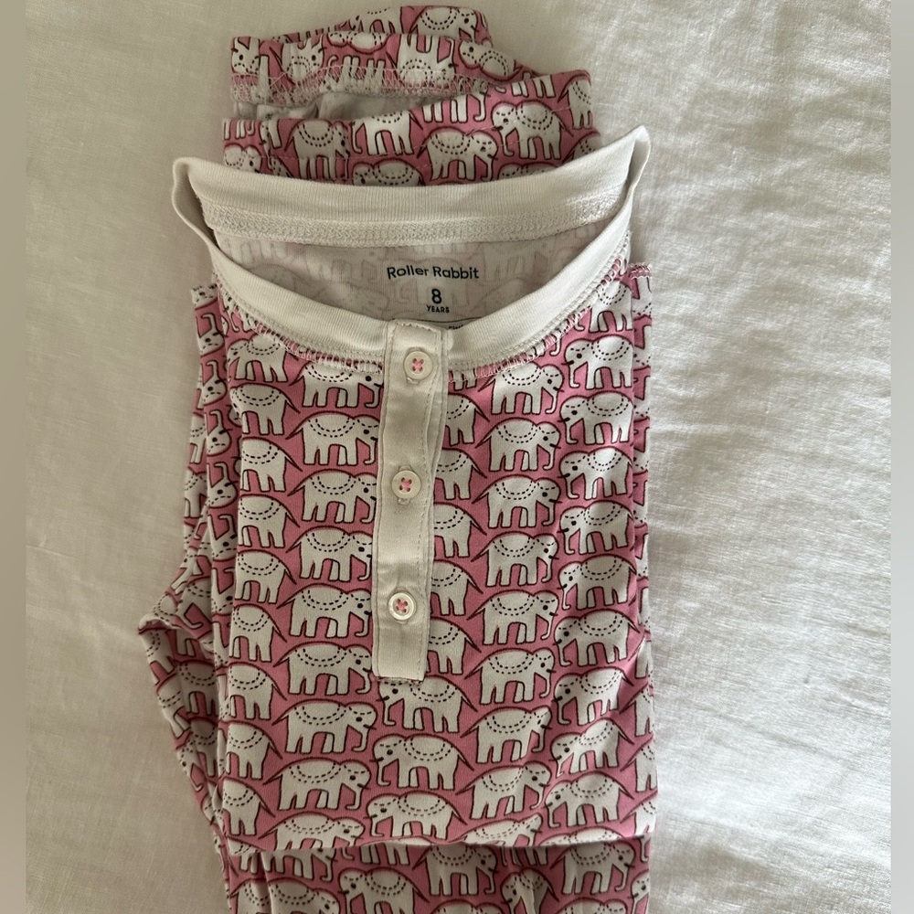 Roller rabbit pjs size 8